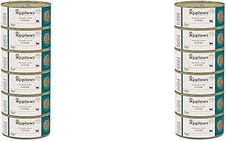 Applaws 100% Natural Wet Cat Food, Ocean Fish, 70g Tins Pack of 12