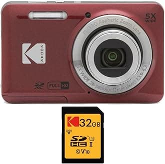 Kodak PIXPRO Friendly Zoom FZ53 (Basic Bundle, Red)