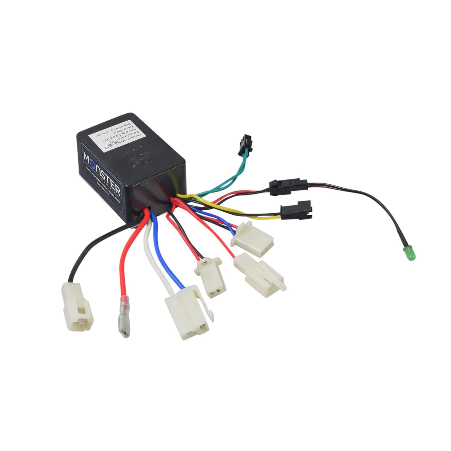 AlveyTech YK19F 24 Volt Controller for The Pulse Charger - Replacement 15 Amp Speed and Motor Control Module with 3-Wire Throttle Connector for Electric Power Scooter, Model and Throttle Wire Specific