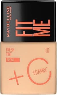 New York, Fit Me Fresh Tint SPF 50 with Brightening Vitamin C, 01
