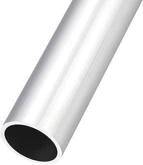 sourcing map 6063 Aluminum Tube (30mm OD x 26mm ID x 300mm L), Aluminum Round Tubing - for Home Furnishing, Machinery, DIY Handicraft