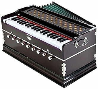 Best Harmonium 9 Stopper, Chudidaar Bellow, 42 Key, Two Reed(Bass-Male),3 1/2 Octave,Kapler, Harmonium With Cover