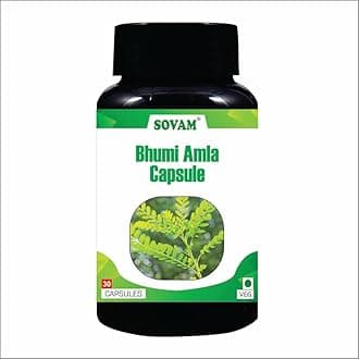 Bhumi Amla Capsule | Liver Cleanse and Detox, Pure Ayurvedic, Natural, Herbal Supplement (30 Capsule)