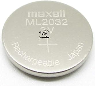 Maxell ML2032 2032 One Single Lithium Rechargeable Coin Cell Battery 3V Japan