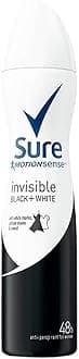Sure Invisible Black and White 48 Hours Anti-Perspirant Deodorant, 250ml