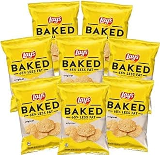 LAY'S® Baked Original Potato Crisps, 1.125 ounce (Pack of 8)