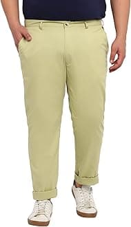 Urbano Plus Men's Regular Fit Mid Rise Trouser