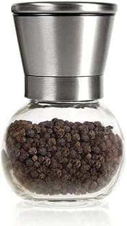 Cuisinox Salt/Pepper Flax Seed Mill, Silver