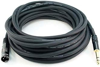 Monoprice 104765 35-Feet Premier Series XLR Male to 1/4-Inch TRS Male 16AWG Cable
