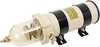 1000FH/FG Diesel Fuel Filter, Diesel Fuel Filter Marine Water Separator Equivalent 1000 Series to 1000FH 180GPH, Universal Oil Water Separator Kit Fit Marine Boat Trucks