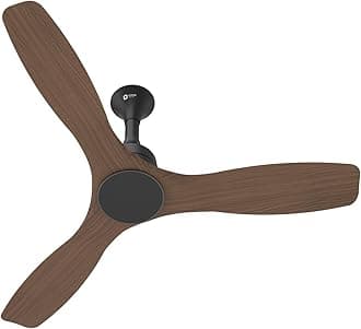 Orient Electric 1200mm Aerosense BLDC Ceiling Fan with Remote | BEE 5-star rated Energy Saving Fan | 5-year warranty by Orient | Honeymaple Wood, pack of 1