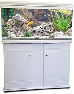 Boyu Aquarium Fish Tank & Cabinet (80cm / 120L, White)