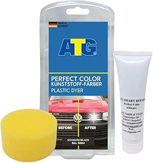 ATG Perfect Color Plastic Dye | Trim Shine | Plastic Repair | Car Shine | Car Black Plastic Restorer | Rubber Paint | Bumper Restorer | Plastic Dye | Black Trim Restorer