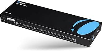 1 in 16 4K Out HDMI Splitter 4:4:4 8-bit - HDMI 2.0, HDCP 2.2, 18 Gbps, 4K @ 60Hz HDMI Duplicator/Distributor UltaHD High Resolution (UHDS-1016) (1x16)