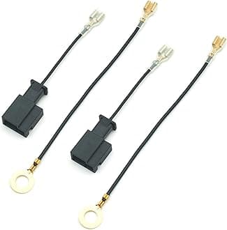 Car Horn Connector Adapter Wiring Harness, Compatible with Toyota Lexus, 2 Pack Pigtail Converter for Universal to OEM Horn Replacement (Toyota)