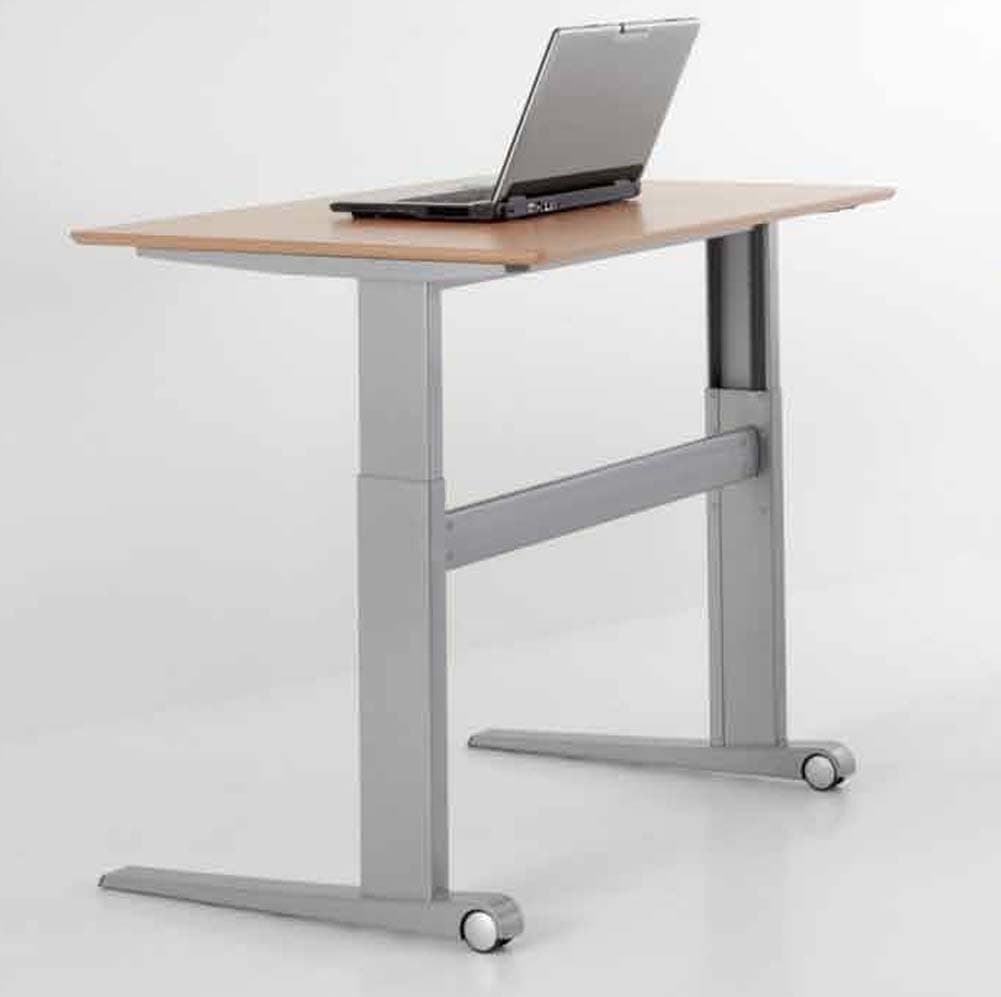Electric Adjustable Height Office Table Desk 46" x 29" Rectangle Top, 26" to 46" Height, 176 lb. Lift Capacity