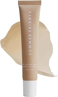 Summer Friday Lip Butter, Moisturizing Balm and Mask for Instant Hydration, Sheer-Tinted, Soothing Lip Care