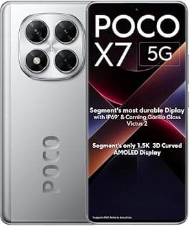 POCO X7 5G (Cosmic Silver, 256 GB) (8 GB RAM)