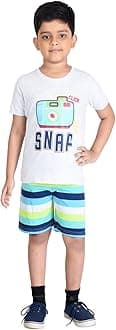 Boys Cotton Half Sleeve T-Shirt and Shorts Set