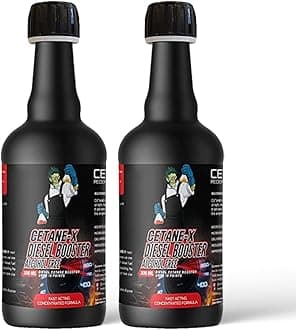 CETANE-X Cetane Booster for All Diesel Cars - Clean Fuel System, Reduce Emission & Black Smoke, Improve Fuel Economy and Pickup (300 ml, Pack of 2)