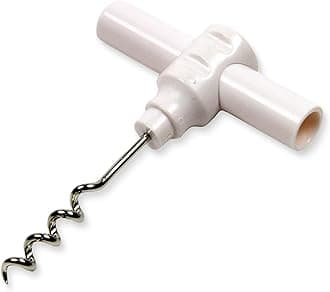 Chef Craft Select Travel Corkscrew, 4 inches in length, White
