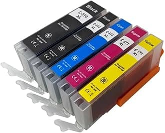 Compatible Ink Cartridge PGI-570 CLI-571 PGI570 570XL for MG5750 MG5751 MG5752 MG5753 MG6850 TS5050 TS5051 TS5052(1 Set 5PCS)