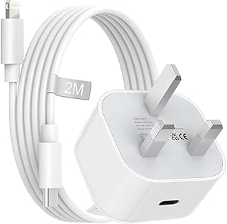 iPhone Charger Fast Charge, 20W Fast iPhone Charger Plug and Cable 2M [Apple MFi Certified], i Phone Charger Cable and USB C Fast Charger Plug Power Adapter for iPhone 14 13 12 11 Pro Max/Mini/XS/SE/8