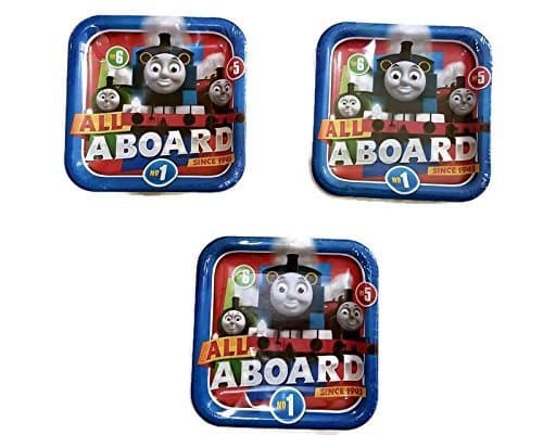 Thomas The Train All Aboard 9" Plates (24) Party Bundle