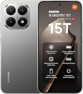 15T Grey 12+256GB, 6.83" 120Hz Eye-care Display, MediaTek Dimensity 8400-Ultra, 50MP Leica Summilux Optical Lens, 5500mAh