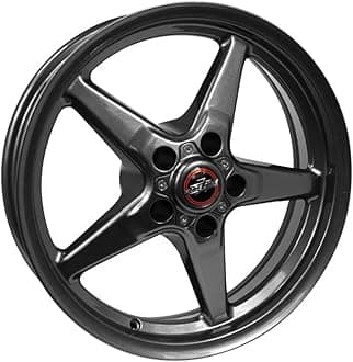 Race Star - 92 Drag Star Bracket Racer 17x10.5 5x120 B.C./ 7 B.S. Metallic Gray Wheel (92-705253G)