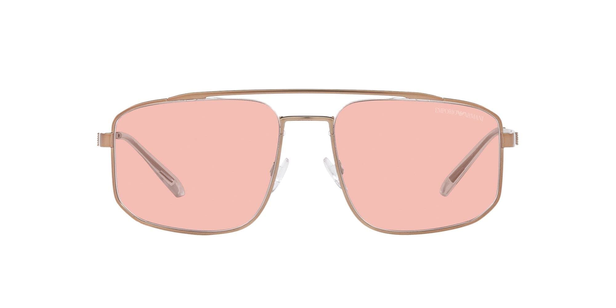 Emporio Armani mens Ea2139 Rectangular Sunglasses