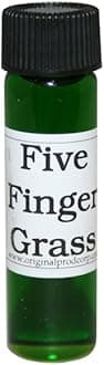 Original Produ​​cts Five Finger Grass Oil for Protection, Magic, Witchcraft Magical Spiritual Healing Anointing Oils for Spells and Candles Prayer Cleansing Ritual Hoodoo Wiccan Voodoo