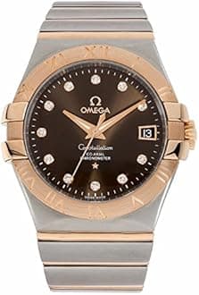 Omega Men's 12320352063001 Constellation Brown Watch