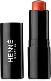- Henné Organics Luxury Lip Tint - Moisturizing, Sheer Natural Color - Coral (Orange)