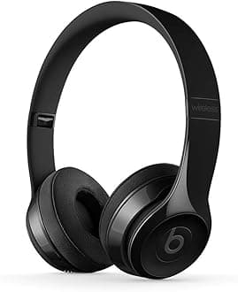 Beats Solo3 Wireless On-Ear Headphones - Gloss Black (Renewed)