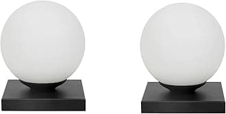 ONECYA ROYAL FANCY Traditional Indoor Wall Light Brown Color Globe Shape E27 Holder Upto 100-Watts Made in India (Bulb Not Included) Pack of 2(Wood) (styal, 2)