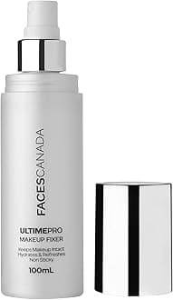 CANADA Ultime Pro Makeup Fixer, 100 ml Long Lasting Makeup Setting Spray Hydrates, Soothes & Refreshes Skin Hyaluronic Acid & Vitamin E Enriched No Alcohol