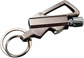 Permanent Match, Flint Fire Starter Never Ending Match Keychain Lighter with Bottle Opener, Forever Waterproof Matches Strike Anywhere, Survival Cool Lighters for Camping