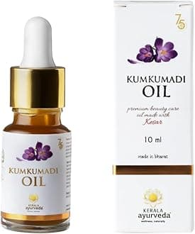 Kerala Ayurveda Kumkumadi Thailam 10 ML | Ayurvedic Face Oil for Glowing Skin, Pigmentation & Dark Spots | Anti-Aging Brightening Face Serum