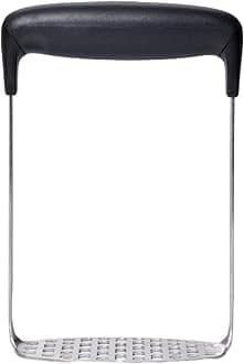 Good Grips Stainless Steel Smooth Potato Masher, Black/Silver