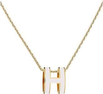 Yuangu Classic H Design 18K Gold Plated Girl Necklace Colorful Color Optional Women's Gift
