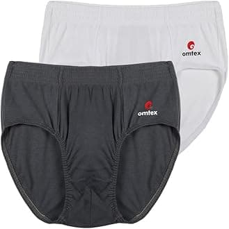 omtex Sports Cricket Special Brief for Mens, Ideal for Workout and Sports Quick Dry Moisture Wicking Underwear (Pack of 2)