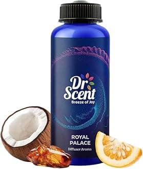 – Dr Scent Diffuser Aroma Oil Royal Palace - Brazilian Orange, Narcotique, Cashmere, Coconut Flesh, Amber and Musk Fragrance | Made in UK | Perfect for Offices, Homes, Shops & Hotel Rooms(1000ml)