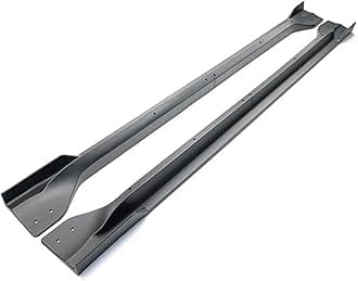 Car Side Skirt Extension Splitter A Pair Compatible For Jeep Grand Cherokee SRT/SRT8/Trackhawk 2012-2021 Plate Lip Bumper Winglet Body Kit(Matte black)