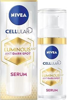 NIVEA LUMINOUS 630, Advanced Treatment Serum (30ml), Corrector Face Serum, Lightweight,Treatment with Hyaluronic Acid, For a Smooth and Even Skin Tone