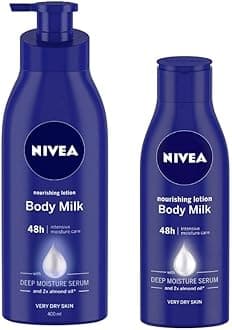 Moisturizing Lotion Body Milk, 400ml And Nivea Moisturization Lotion Body Milk, 120ml