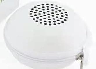 For A106 or A109mini or A107 Bluetooth Speaker. Fits USB Cable and Accessories (EVA Case-Silver)