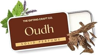 THE GIFTING CRAFT CO.™ Oudh Solid Perfume | Date Ready Pocket Size Body Fragrance for Men & Women - 10g
