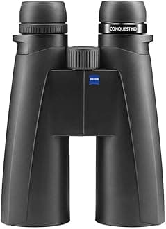 ZEISS Conquest HD Binoculars Waterproof, Compact with LotuTec T HD Coated Glass for Optimal Clarity in All Weather Conditions for Bird Watching, Hunting, Sightseeing, Black