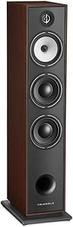 triangle - BOREA BR08 Hi-Fi Floorstanding Speakers - Power handling 150W - Efficiency 92 dB/W/m - 16cm Drivers - Versatile Music and Home Cinema - 206 x 1020 x 314 mm - Walnut (Piece)
